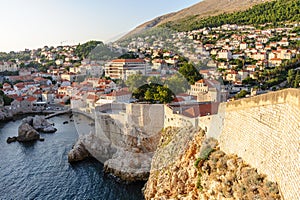 Dubrovnik west defense walls