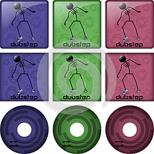 Dubstep disc covers photo
