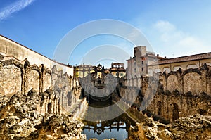 Ducal palace of Sassuolo, Italy, old summer residence of Este family, fountain photo