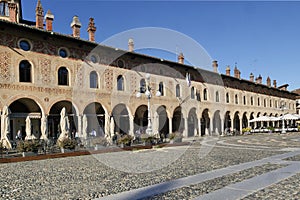 Ducal square Vigevano photo