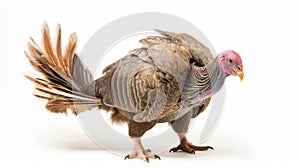 Fantasy Turkey: Captivating Wildlife Photography On White Background