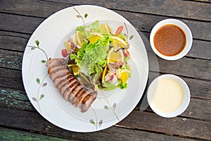 Duck Breast with Orange Sauce