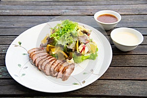 Duck Breast with Orange Sauce