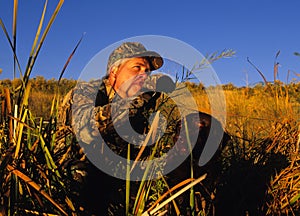 Duck Hunter and Dog