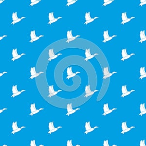 Duck pattern seamless blue