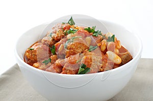 Duck and sausage cassoulet