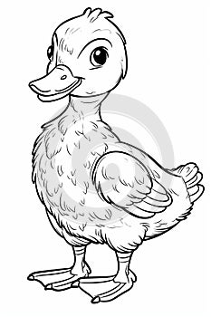 Duck Standing on One Leg