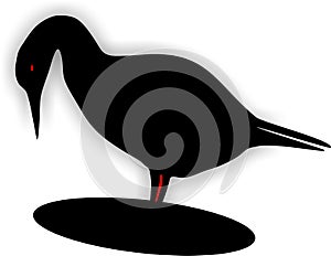 Duck Silhouette is a Vector illustration.