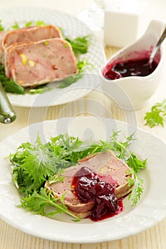 Duck terrine