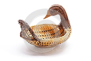 Duck Wickerwork Basket