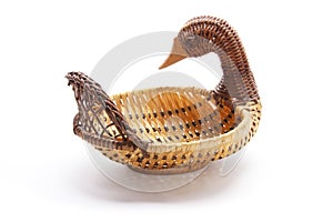 Duck Wickerwork Basket