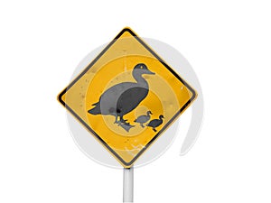 Ducks Crossing Sign