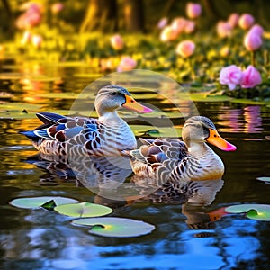 Ducks in pond in Bowring Park Home photo