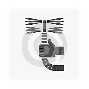 Duct cleaning icon