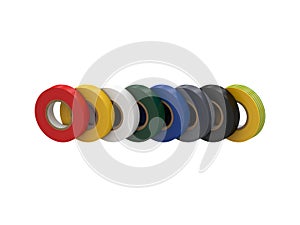 Duct tape Isolated on White Background, 3D rendering