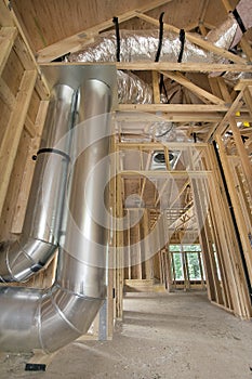 Duct Work for Home Heating Cooling System