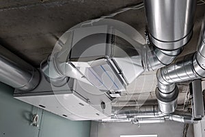 Ducted heat recovery ventilation system with recuperation photo