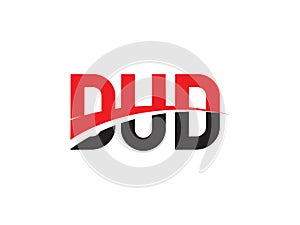 DUD Letter Initial Logo Design Vector Illustration