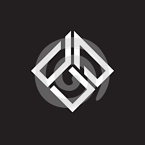 DUD letter logo design on black background. DUD creative initials letter logo concept. DUD letter design