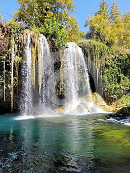 Duden Waterfall In Antalya In Turkey