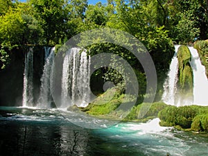 Duden Waterfall natural park. Antalya,Turkey