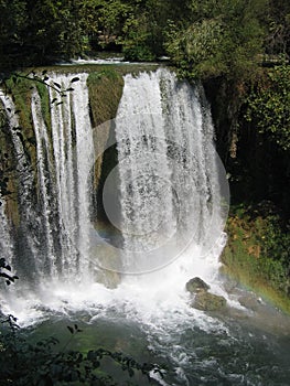 Duden Waterfall in Turkey