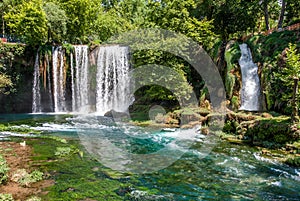 Duden waterfalls in Antalya, Turkey. photo