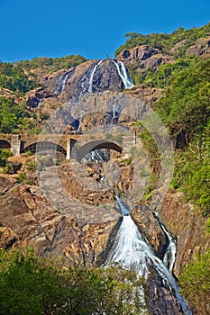 Dudhsagar falls.