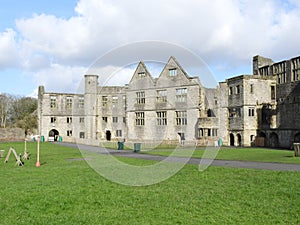 Dudley Castle = The Courtyard on a sunny day