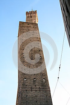 Due Torri Two tower symbol of city Bologna photo