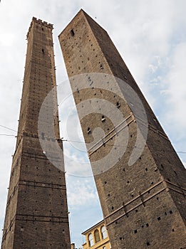 Due torri (Two towers) in Bologna