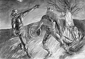 Duel at the Night Fire photo