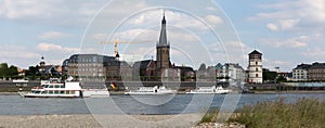 Duesseldorf germany high resolution panoramic picture