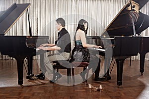Duet with pianos