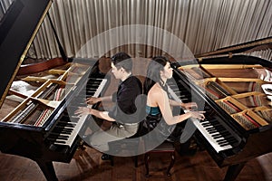 Duet with pianos