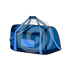 Duffel bag design vector