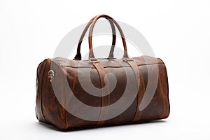 Duffel bag travel case leather holdall valise fashion modern