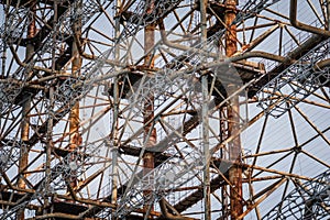 Duga-3 Soviet radar system in Chernobyl Nuclear Power Plant Zone