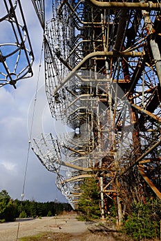 Duga is a Soviet over-the-horizon radar station for an early detection system for ICBM launches