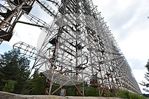 Duga a Soviet over-the-horizon radar system.