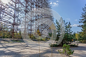 Duga - Soviet over-the-horizon radar system or the Russian Woodpecker. The Steel Giant Near Chernobyl.