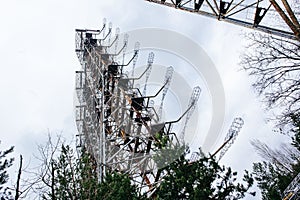 Duga was a Soviet over-the-horizon OTH radar system  . Military antenna in Chernobyl