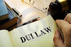 DUI law. Driving Under the Influence photo