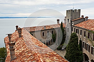 The Duino castle , Italy.