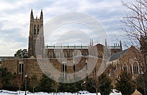 Duke Campus In Winter