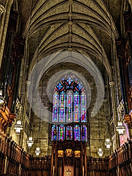 Duke Chapel Durham stained glass window church Durham NC Duke University