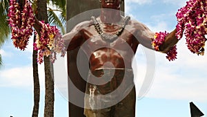 Duke Kahanamoku Statue, Waikiki Beach, Honolulu, Oahu, Hawaii