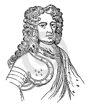 Duke of Marlborough, vintage illustration