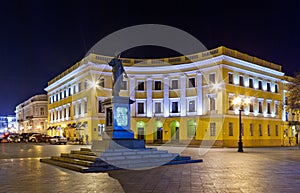 Duke of Richelieu monument in Odessa, Ukraine