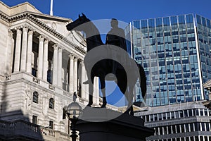 Duke of Wellington Statue at the Bank of England